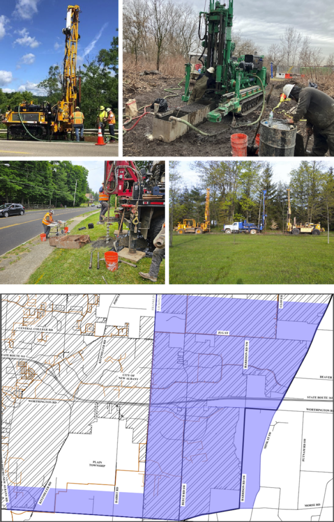 Morse Road Geotechnical Investigation Overview and Map